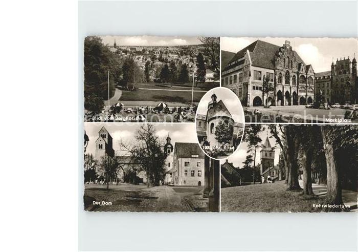 HILDESHEIM CITY Marktplatz Kehrwiederturm Dom