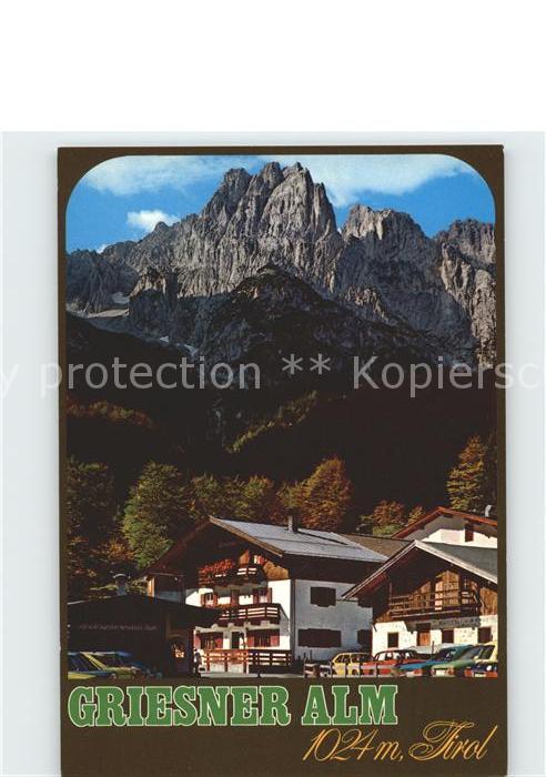 Wilder Kaiser Alpengasthaus Griesneralm