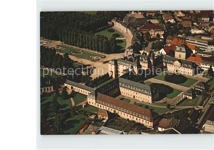 Schwetzingen Schloss Schlossgarten Fliegeraufnahme