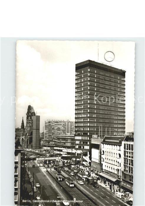 BERLIN  CITY Gedaechtniskirche Europa Zenter