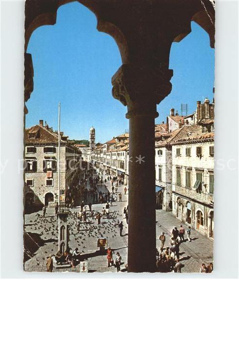 Dubrovnik Ragusa Strassenpartie Platz