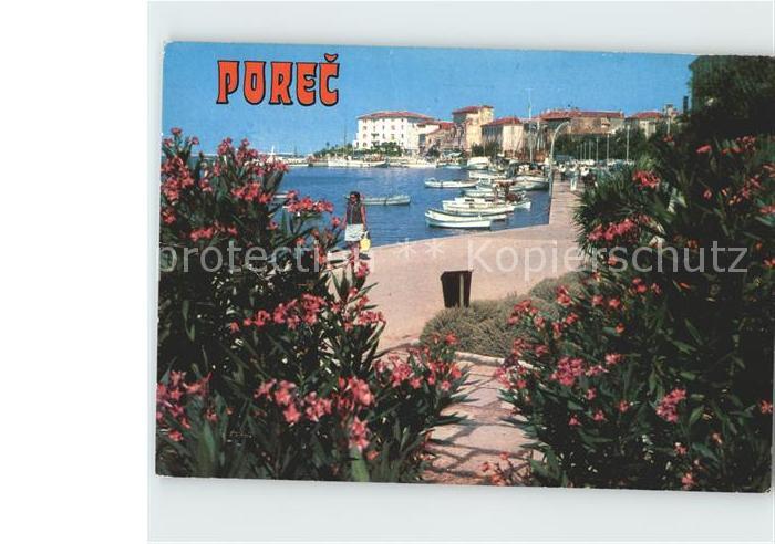 Porec Blick zum Hafen