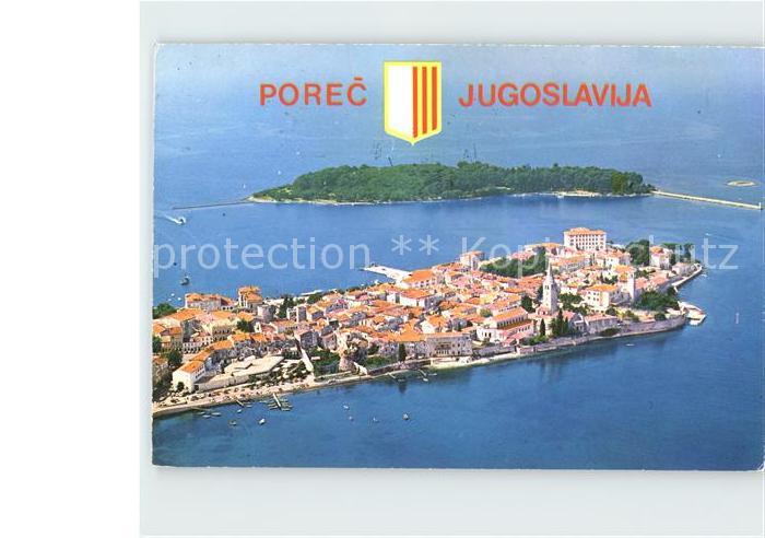 Porec Insel St Nikola Fliegeraufnahme
