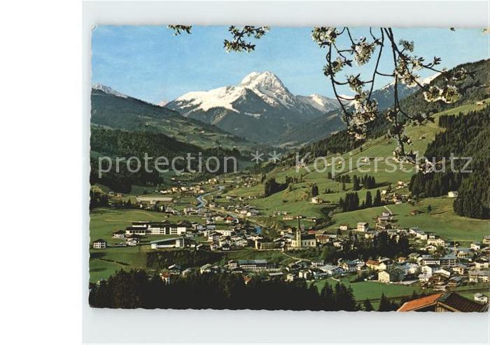 Kirchberg Tirol Panorama gegen Rettenstein Sommerfrische