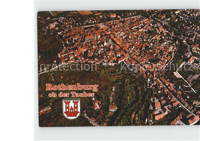 Rothenburg Tauber Fliegeraufnahme