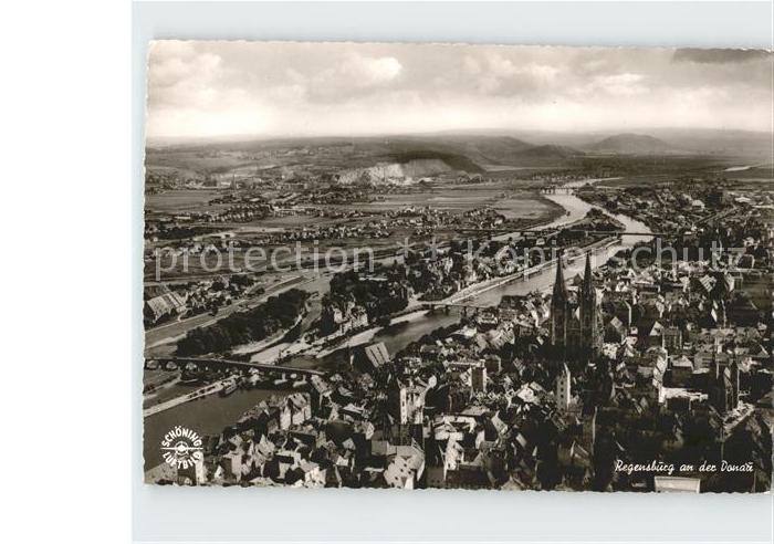 REGENSBURG Bayern Fliegeraufnahme