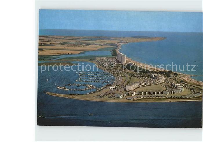Fehmarn Strand Burgtiefe Fliegeraufnahme