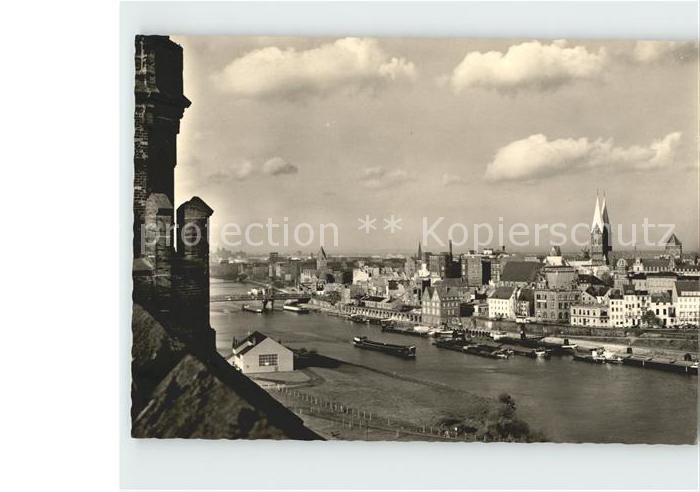 BREMEN  CITY Teilansicht Hafen