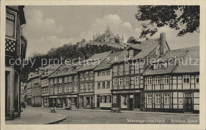 Wernigerode Harz Schoene Ecke Baeckerei-Konditorei