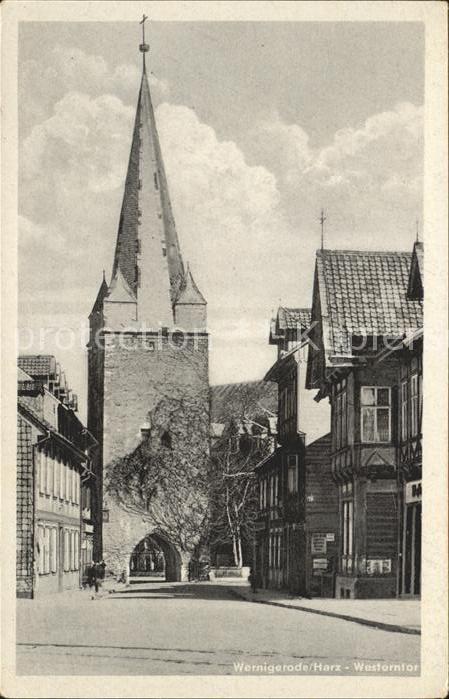 Wernigerode Harz Westerntor