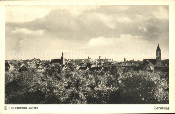 Bernburg Saale Gesamtansicht