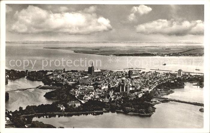 Stralsund Mecklenburg Vorpommern Fliegeraufnahme