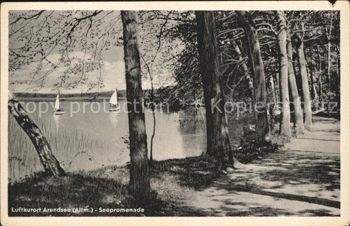 Arendsee Altmark Seepromenade