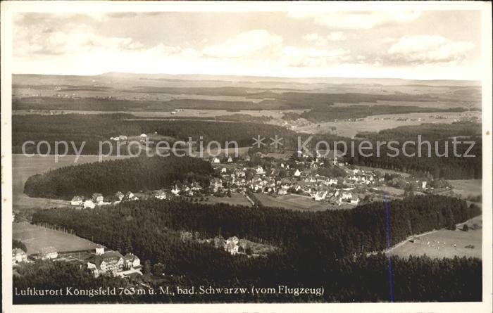 Koenigsfeld Schwarzwald Fliegeraufnahme