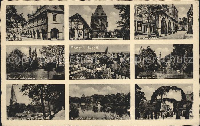 Soest Arnsberg Marktstrasse Buerger-Schuetzenhof Osthofentor