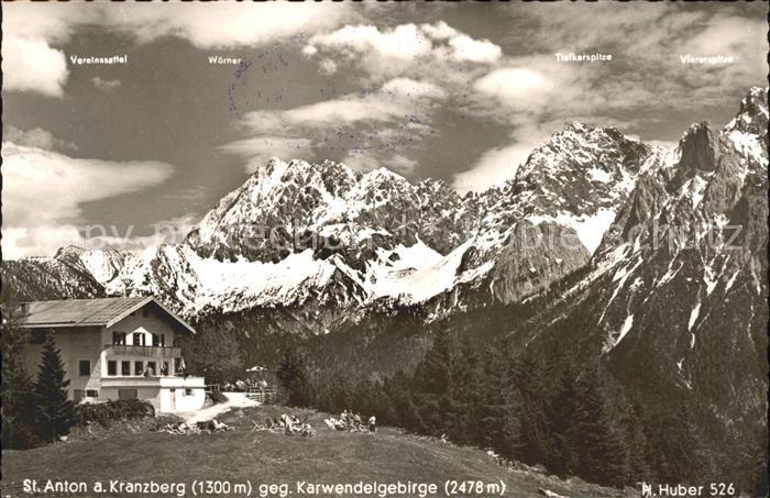 St Anton Kranzberg Karwendelgebirge Foto-H.-Huber-Nr. 526