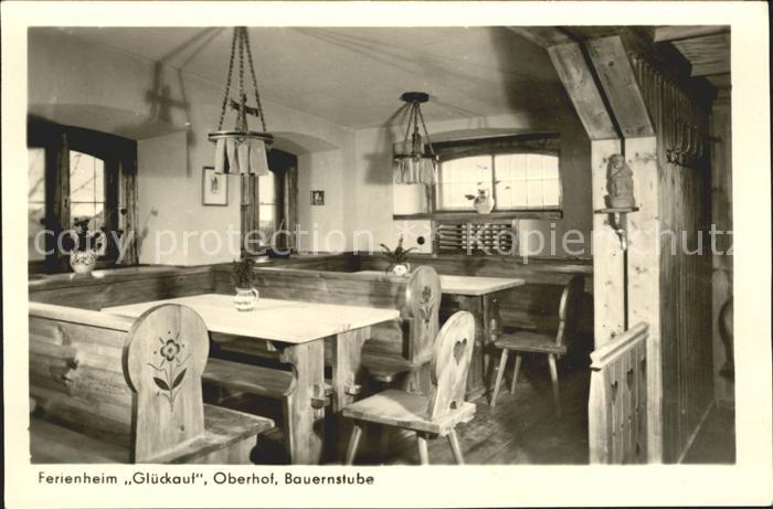 Oberhof Thueringen Ferienheim Glueckauf Bauernstube