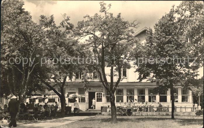 Plau See FDGB-Erholungsheim Waldheim