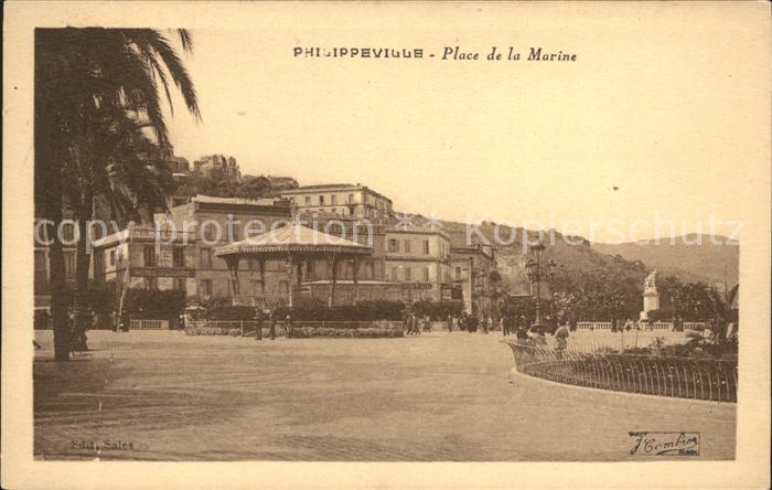 Philippeville Algerien Place de la Marine