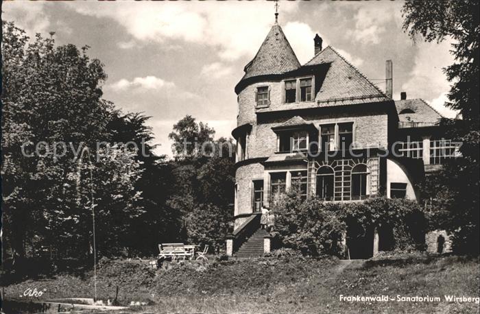 Wirsberg Kulmbach Bayern Frankenwald-Sanatorium