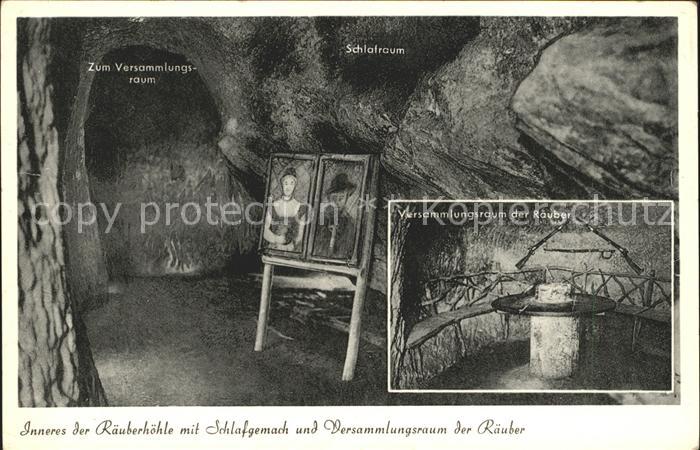 Nerotal Wiesbaden Leichtweisshoehle Raeuberhoehle Schlafgemach Versammlungsraum