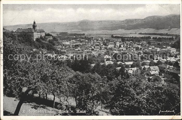 Rudolstadt Blick von Hain  NZ3