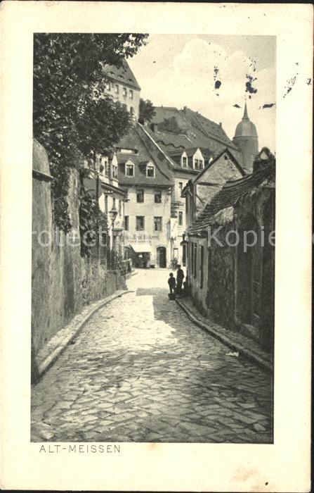 Alt Meissen Elbe Leinwebergasse