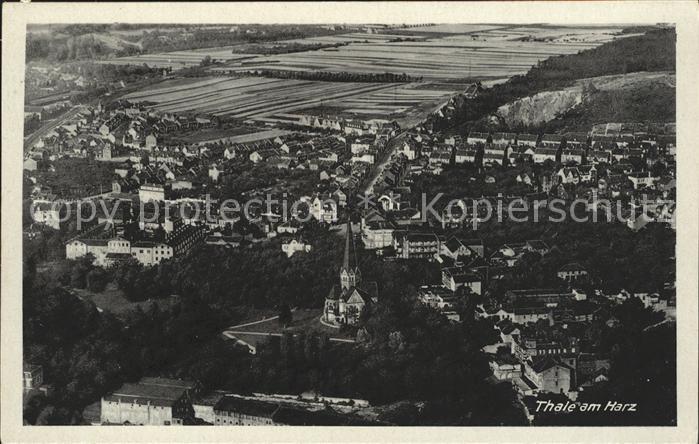 Thale Harz Fliegeraufnahme