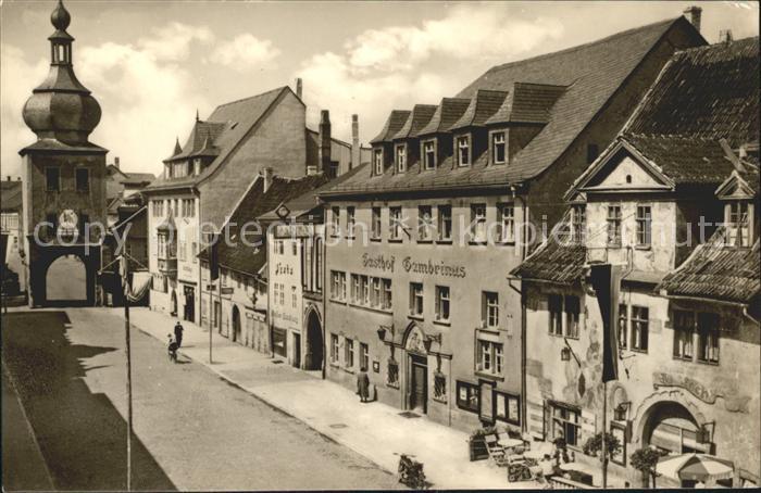 Saalfeld Saale Blankenburger Strasse Loch Gasthof Gambrinus