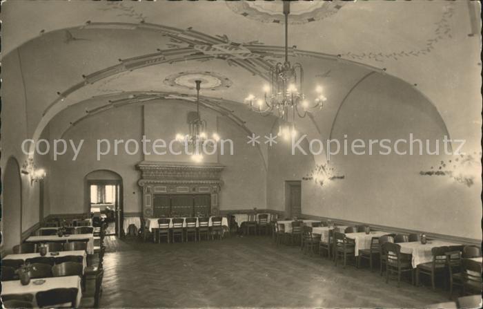 Augustusburg Schloss Augustusburg HO-Gaststaette Grosser Saal