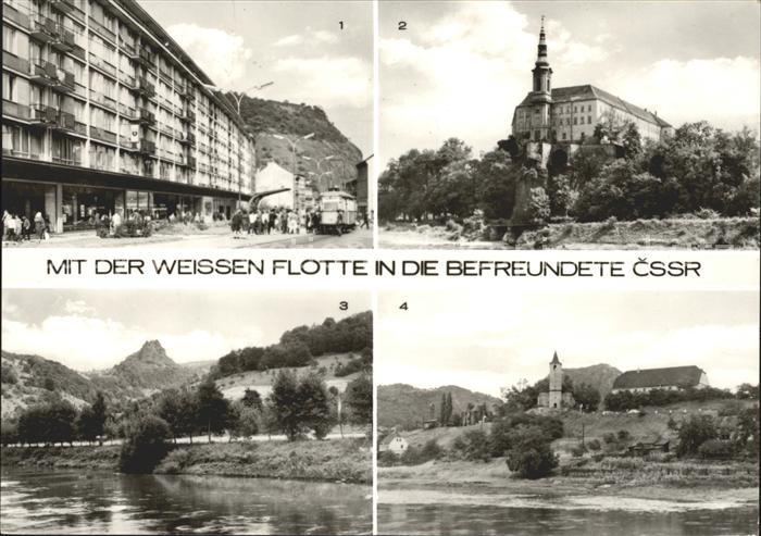 Usti nad Labem Geschaeftsstrasse Schloss Decin Vrabinec Valtire