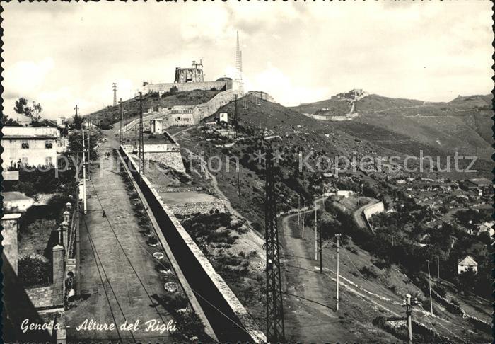 Genova Genua Liguria Alture del Righi