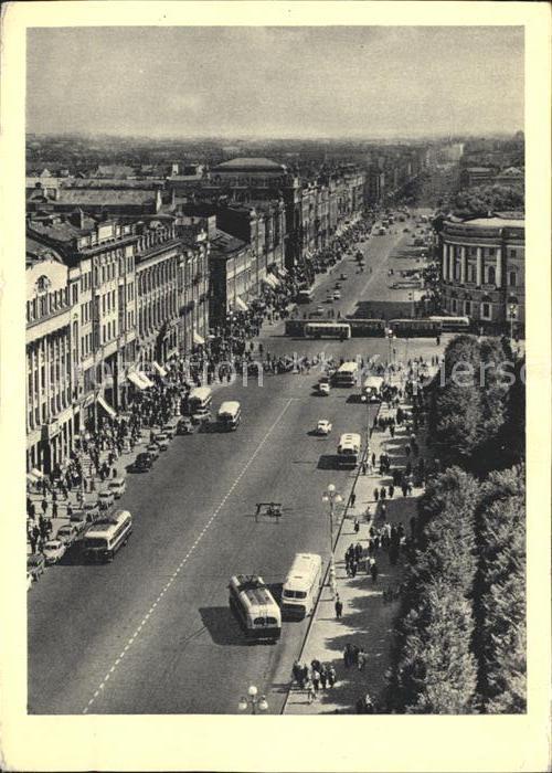 Leningrad St Petersburg Nevsky Prospect