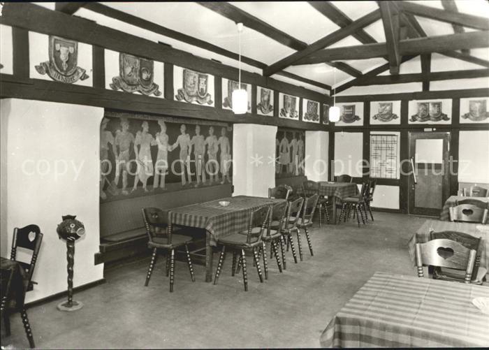 Saalfeld Saale HO-Gaststaette Das Loch Zunftsaal