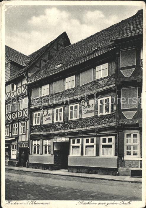 Hoexter Weser Gasthaus Zur guten Quelle
