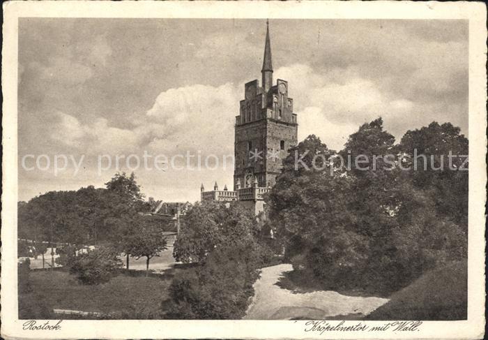 ROSTOCK  CITY Kroepelinertor Wall