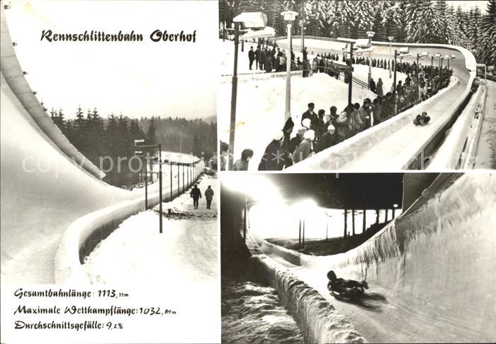 Oberhof Thueringen Rennschlittenbahn