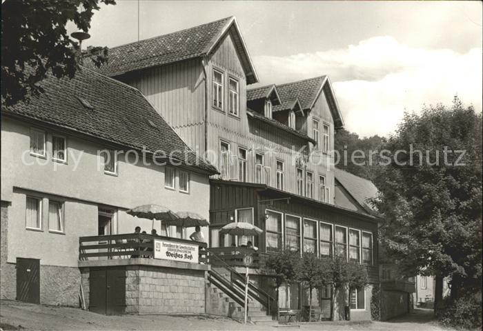 Altenbrak Harz FDGB-Erholunsheim Weisses Ross