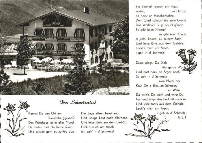 Inzell Traunstein Bayern Das Schmelzerlied Gasthof Schmelz
