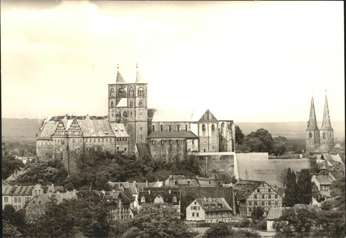 Quedlinburg Harz Schloss Stiftskirche