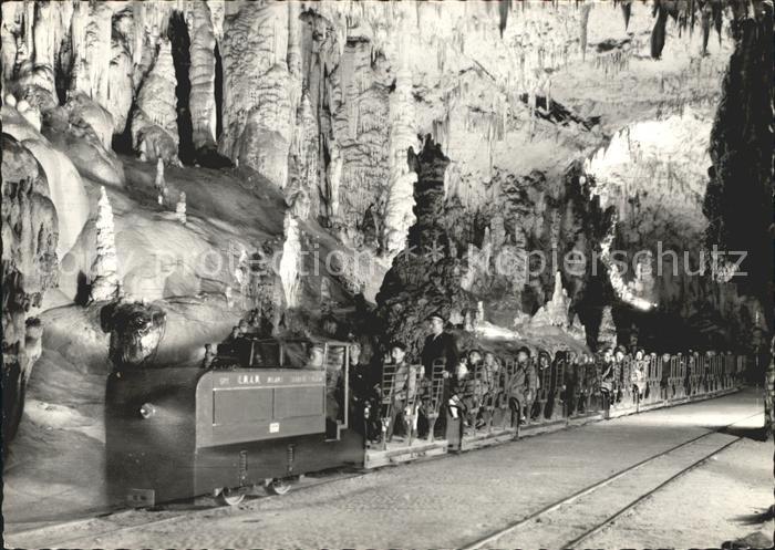 Postojna Postojnska jama Bergbahn Hoehle