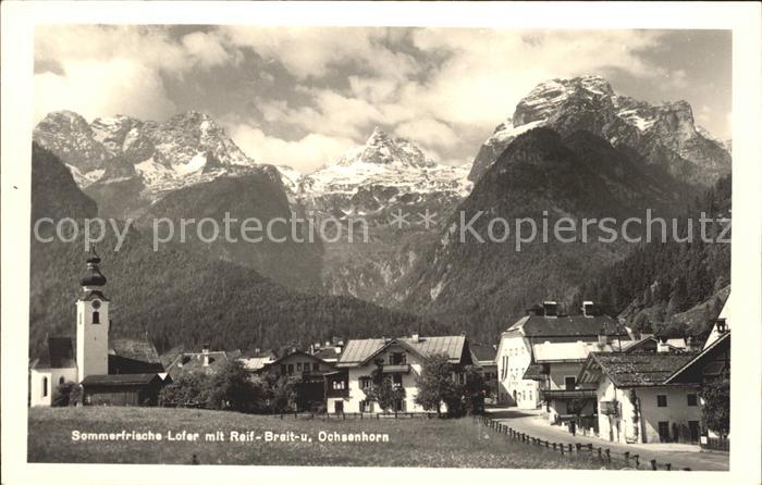 Lofer mit Reif-Breit- und Ochsenhorn