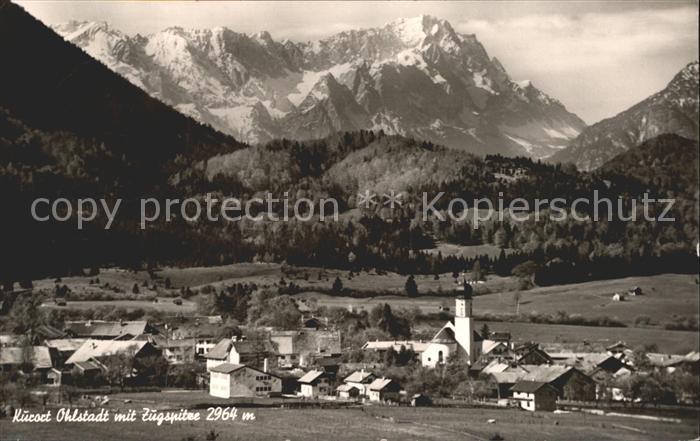 Ohlstadt Mit Zugspitze