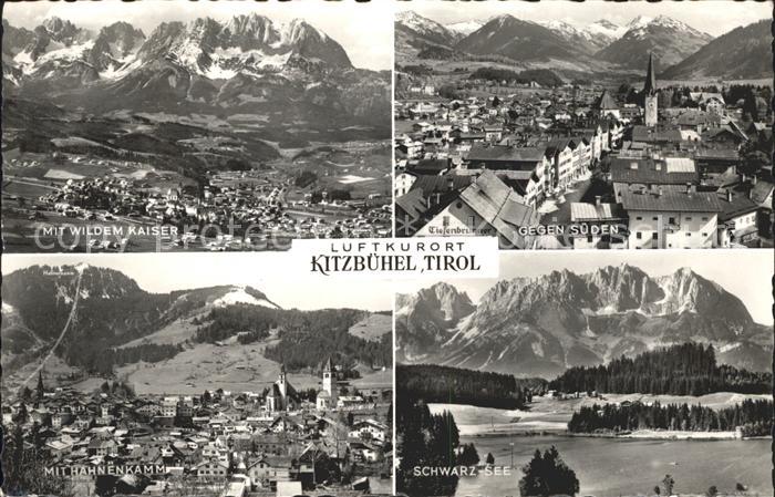 Kitzbuehel Tirol mit Wildem Kaiser Schwarzsee