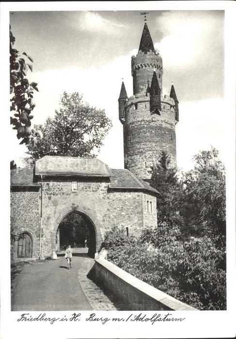 Friedberg Hessen Burg mit Adolfsturm