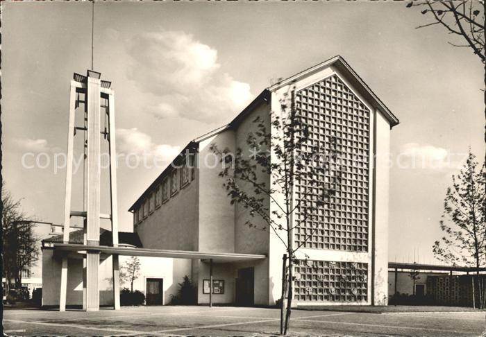 DuessELDORF  CITY Franziskaner Klosterkirche Architekt Heinz Thoma