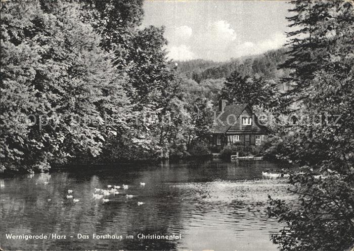 Wernigerode Harz Forsthaus im Christianental