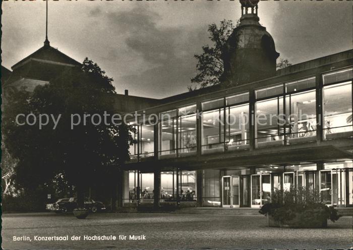 BERLIN  CITY Konzertsaal der Hochschule fuer Musik