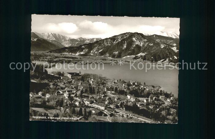 Tegernsee Bayern Fliegeraufnahme