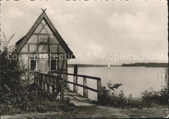 Storkow Mark Fischerhaeuschen am Storkower See